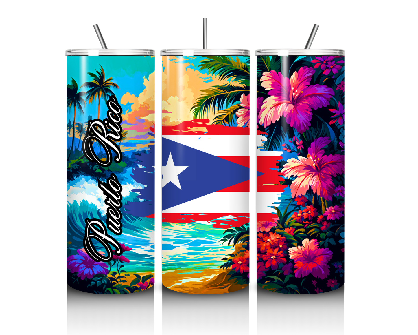 Puerto Rico 20 onz. Tumbler