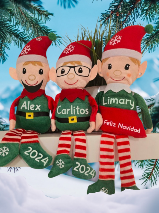 Elfos Navideños - Personalizados